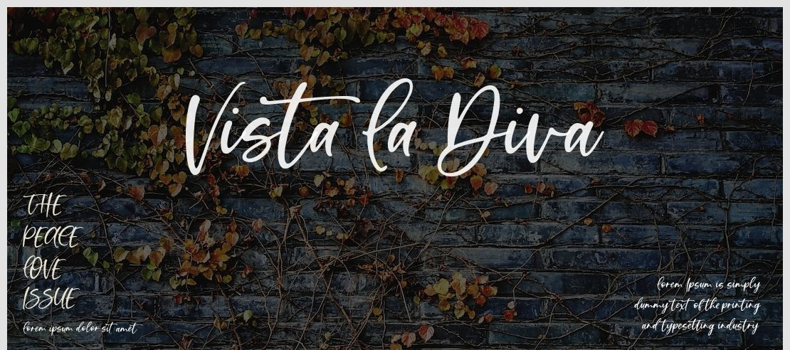 Vista La Diva Font