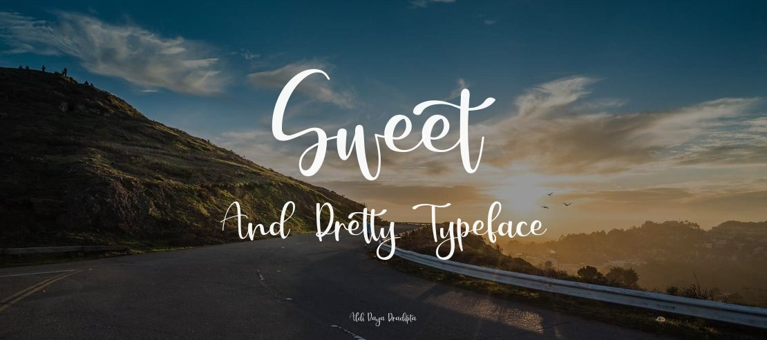Sweet And  Pretty Font