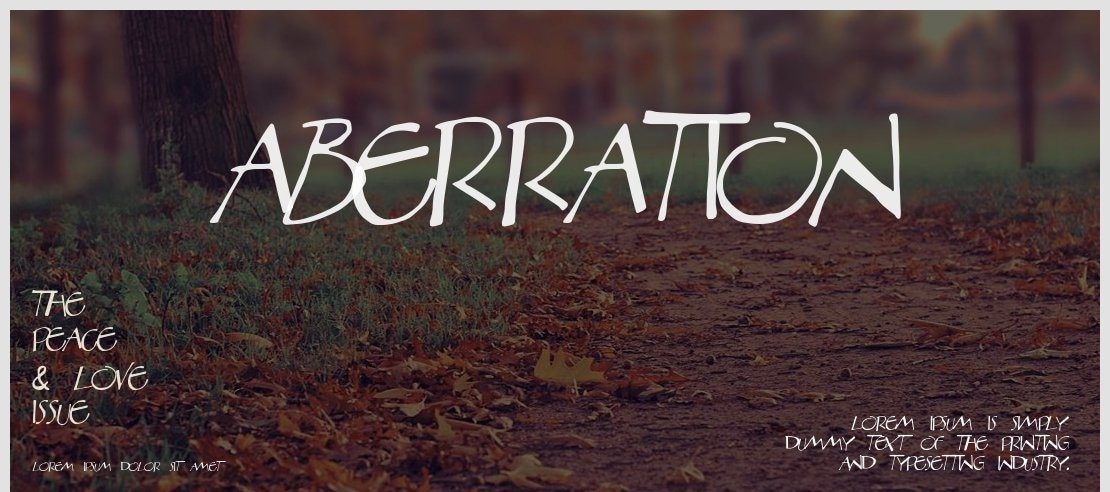 Aberration Font