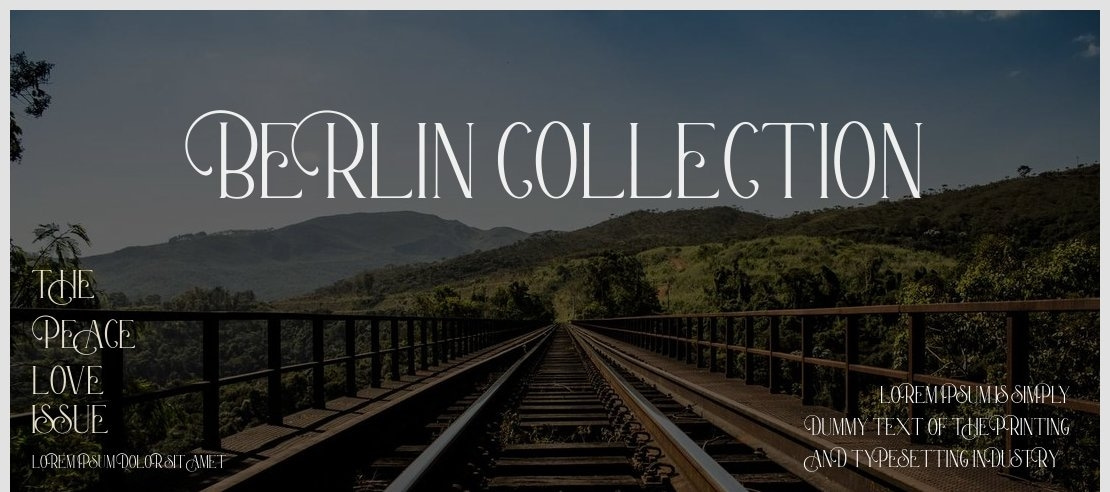 Berlin Collection Font