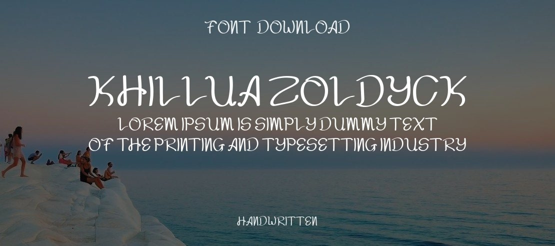 Khillua Zoldyck Font