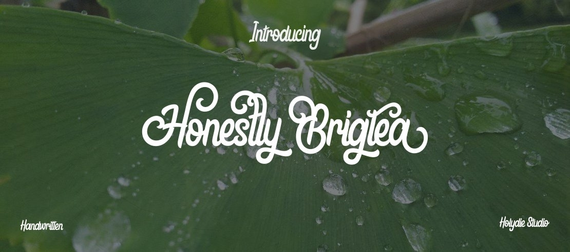 Honestly Brigtea Font