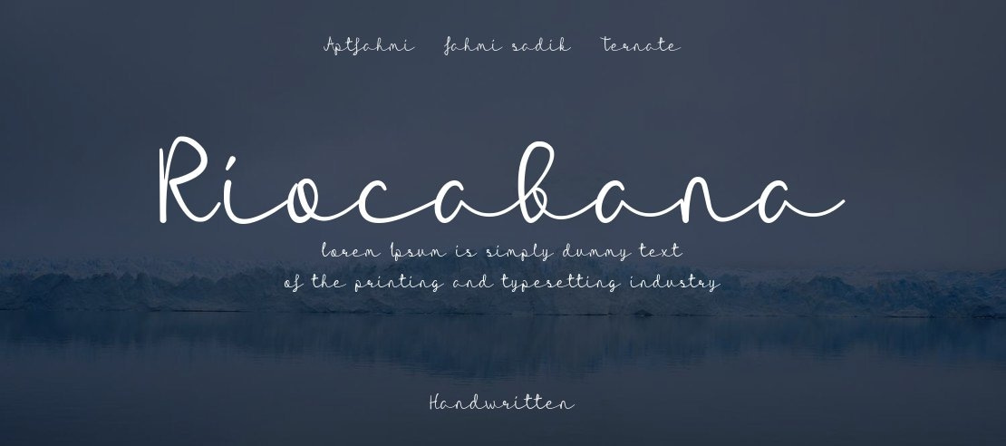 Riocabana Font