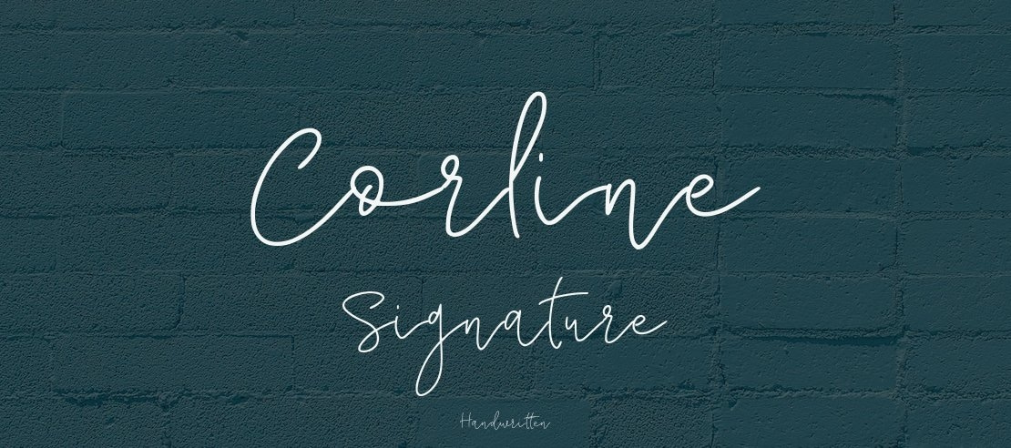 Corline Signature Font