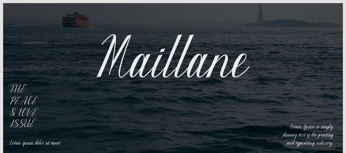 Maillane Font