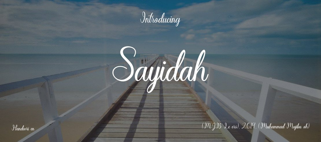 Sayidah Font