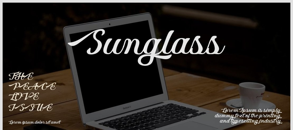 Sunglass Font