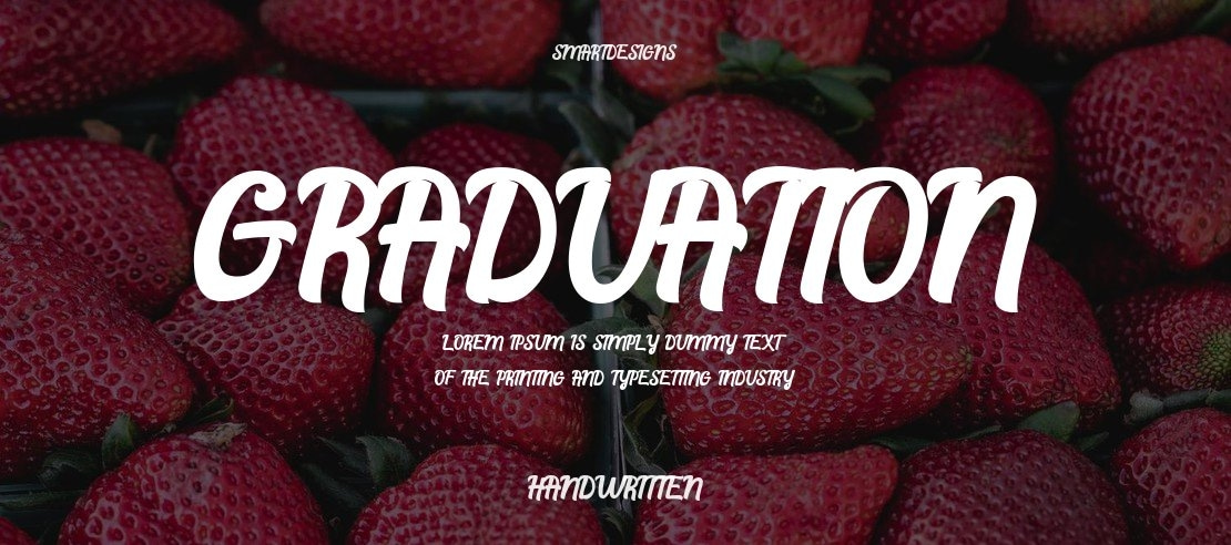graduation Font
