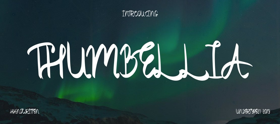 Thumbellia Font
