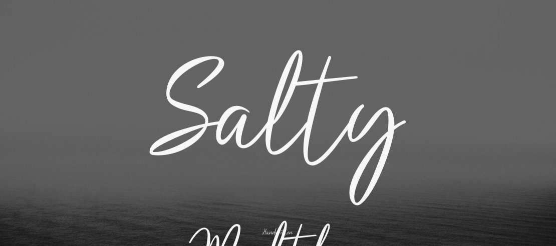 Salty Malthy Font