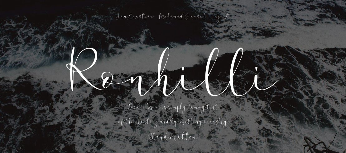 Ronhilli Font