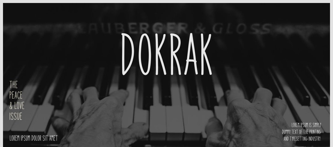 Dokrak Font