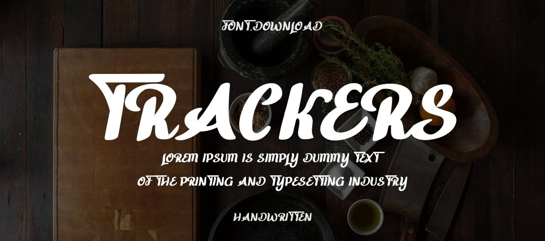 Trackers Font Family