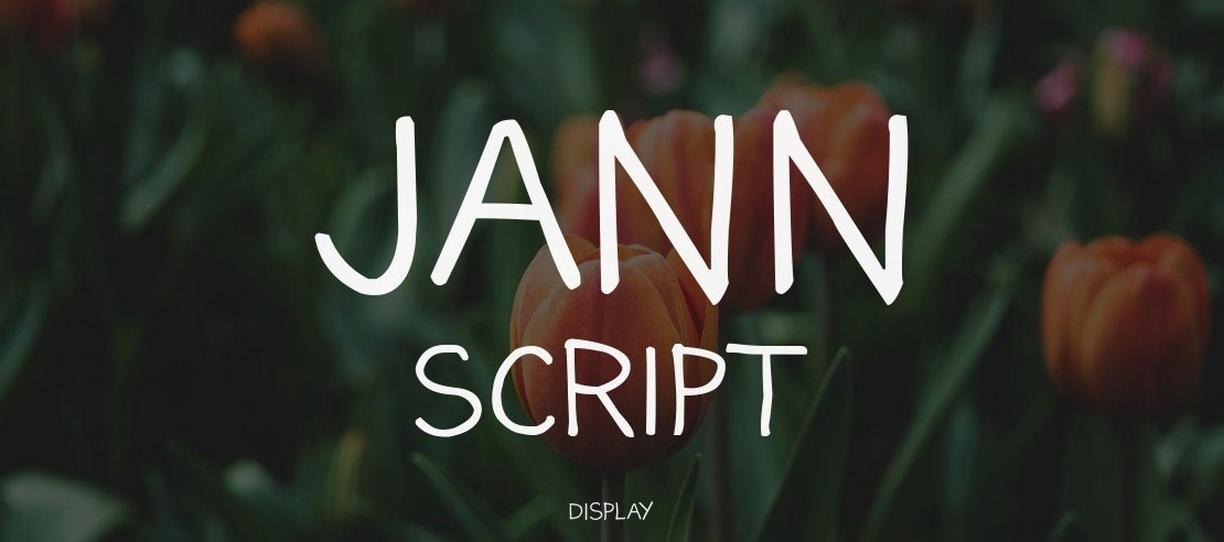 Jann Script Font Family