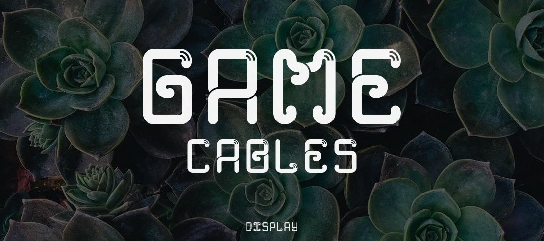 Game Cables Font