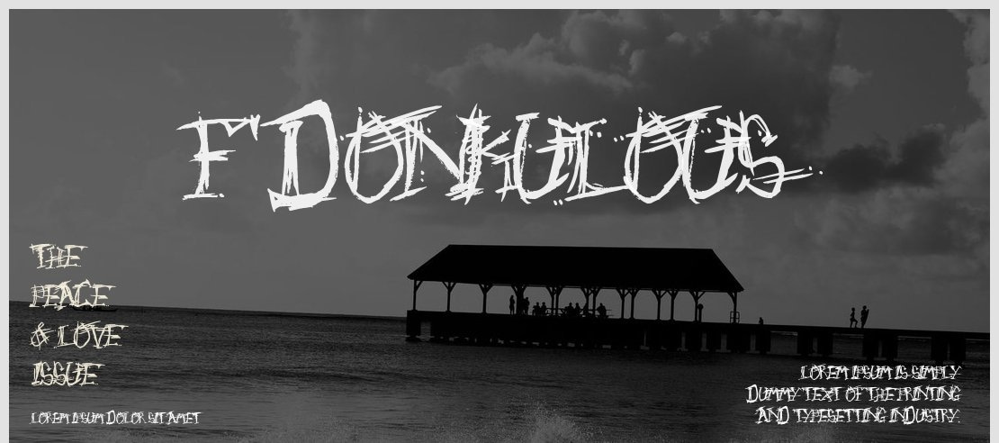 F'Donkulous Font