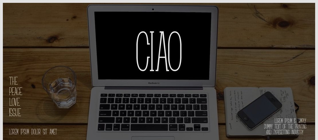 Ciao Font