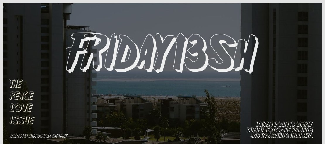 Friday13SH Font