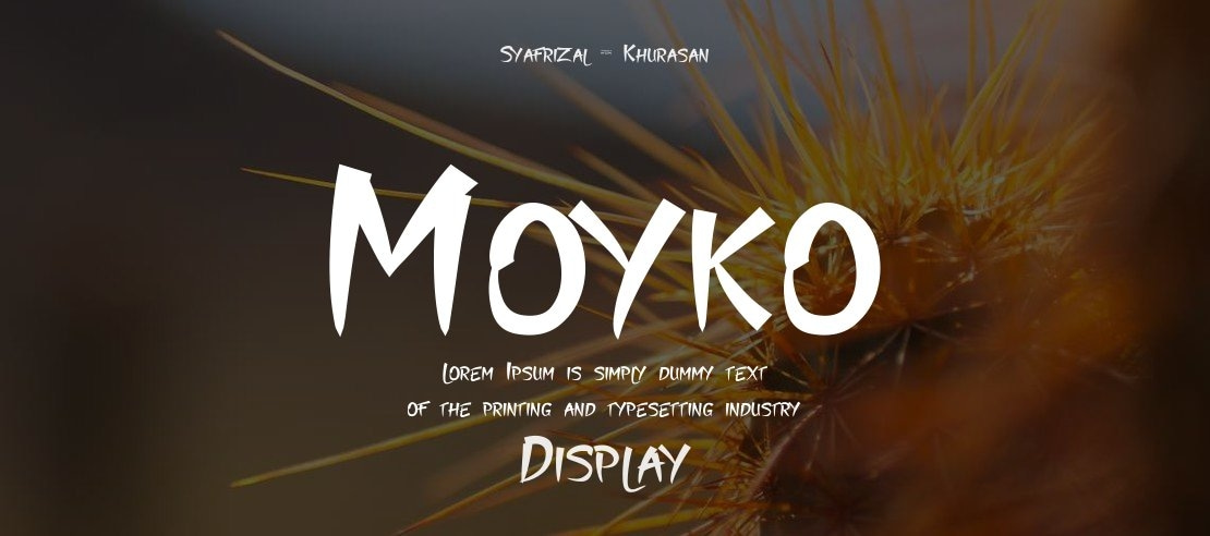 Moyko Font