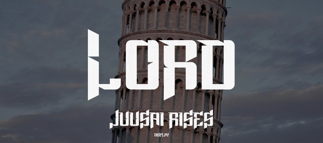 Lord Juusai Rises Font