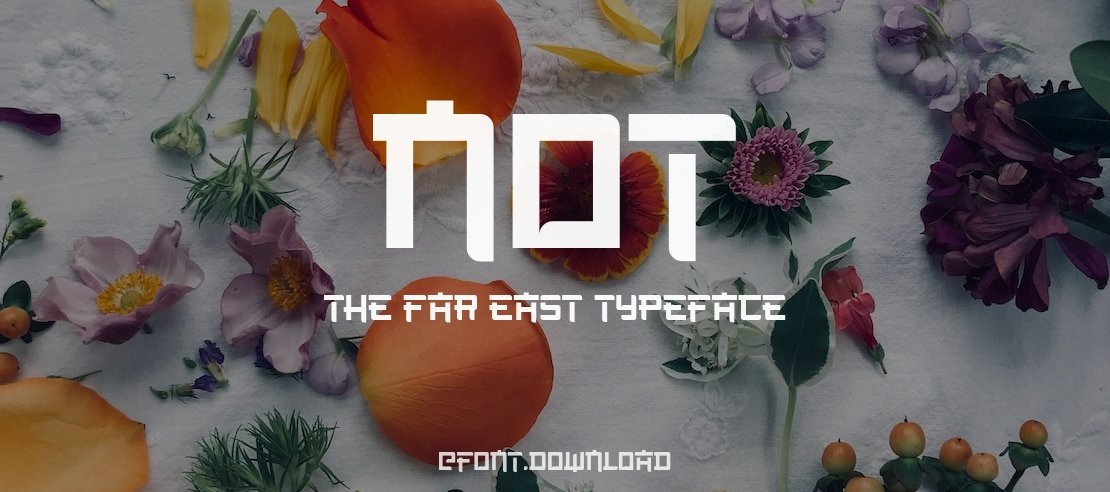 Not the far east Font