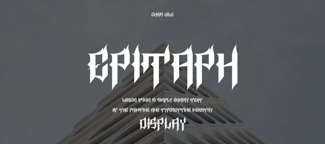 Epitaph Font