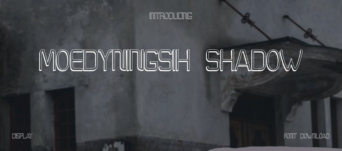 Moedyningsih_Shadow Font