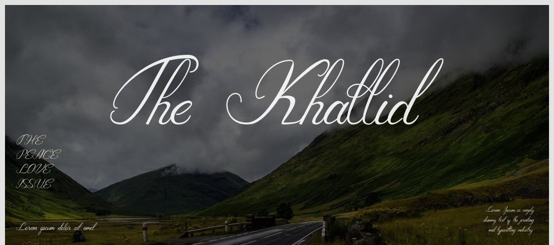 The_Khallid Font