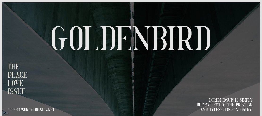 GoldenBird Font