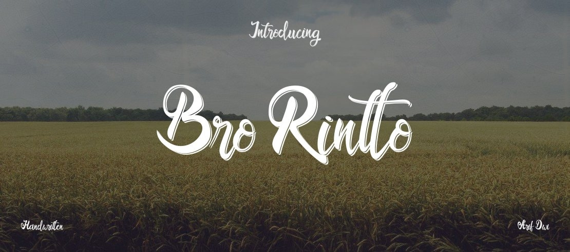 Bro Rintto Font