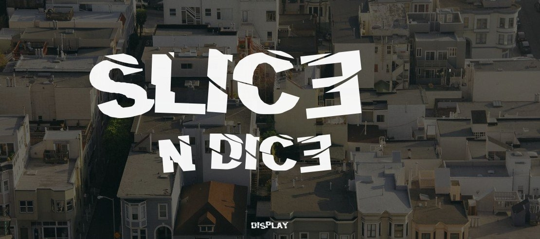 Slice n Dice Font