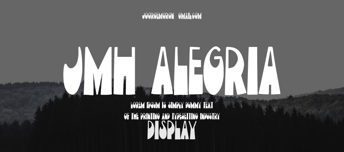 JMH Alegria Font