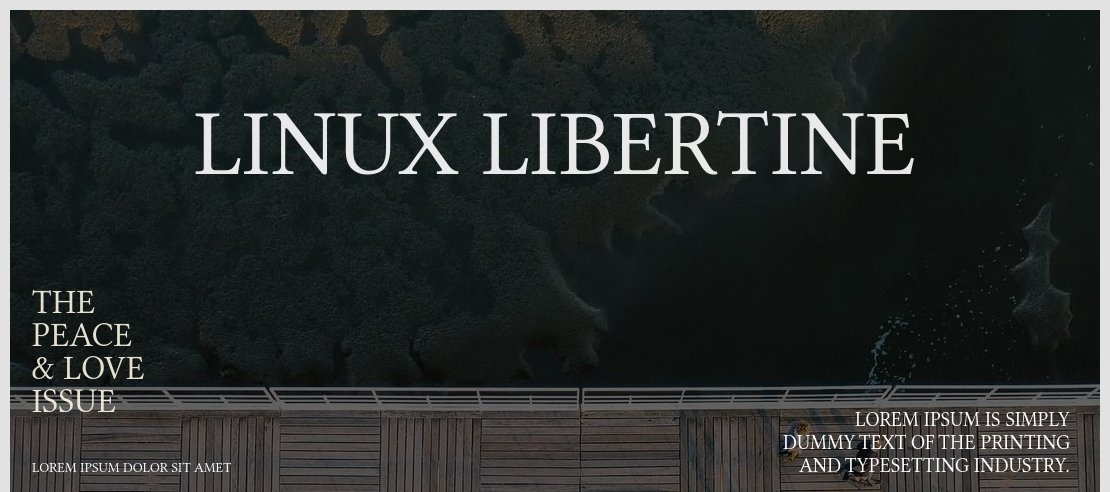 Linux Libertine Font Family