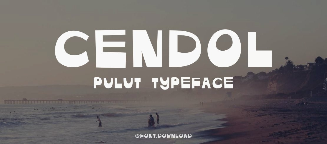 Cendol Pulut Font