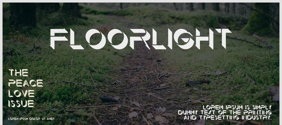 Floorlight Font