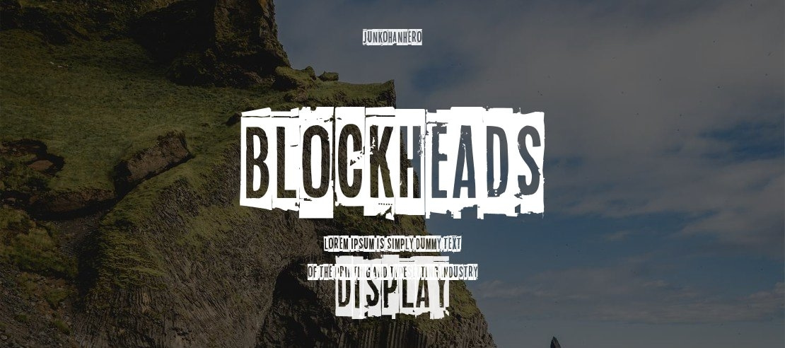 Blockheads Font