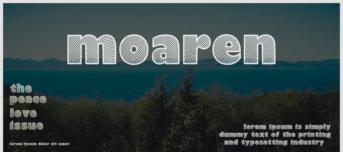 Moaren Font