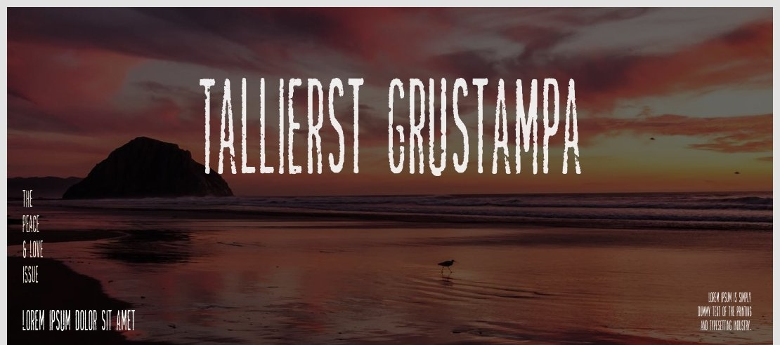 Tallierst Grustampa Font