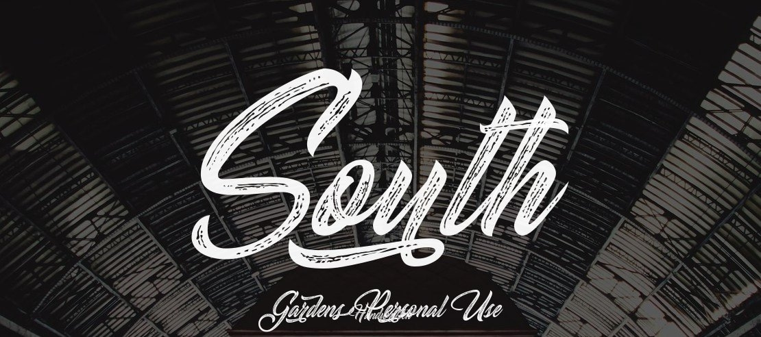 South Gardens Personal Use Font