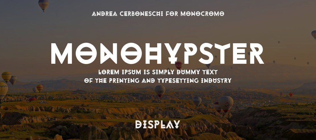 Monohypster Font