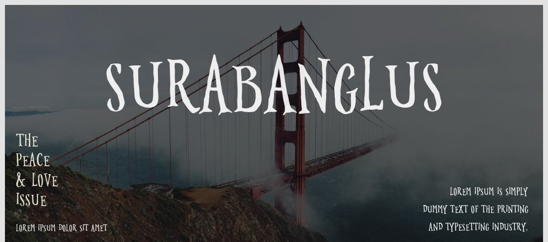 Surabanglus Font