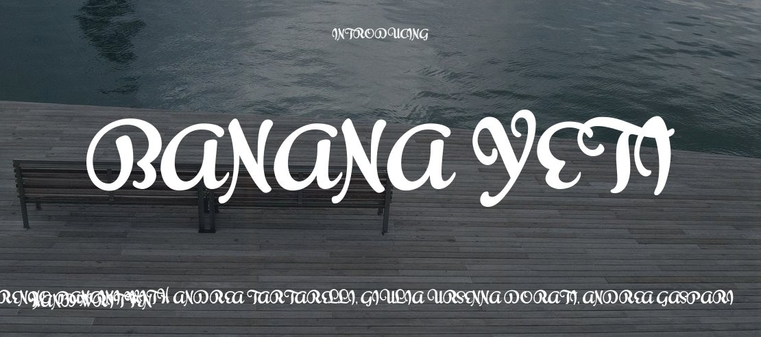 Banana Yeti Font