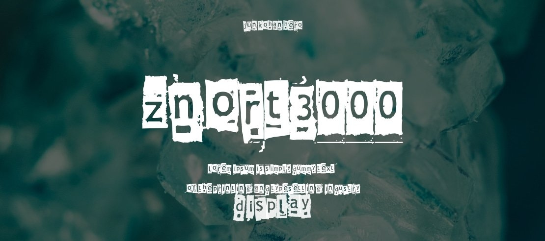 Znort3000 Font