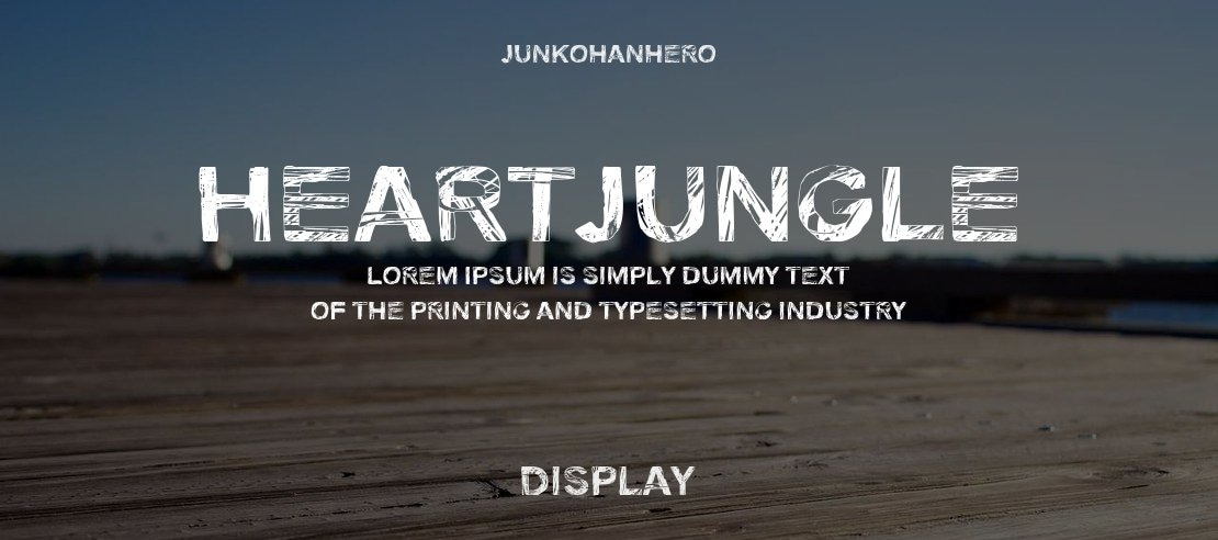 Heartjungle Font