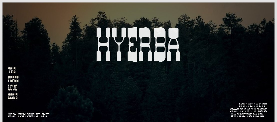 HYERBA Font