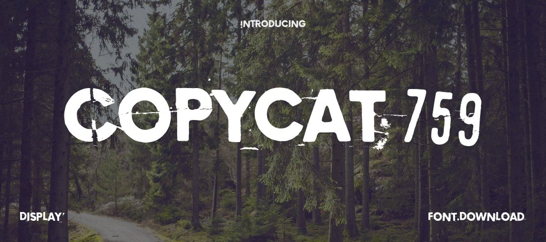 Copycat 759 Font