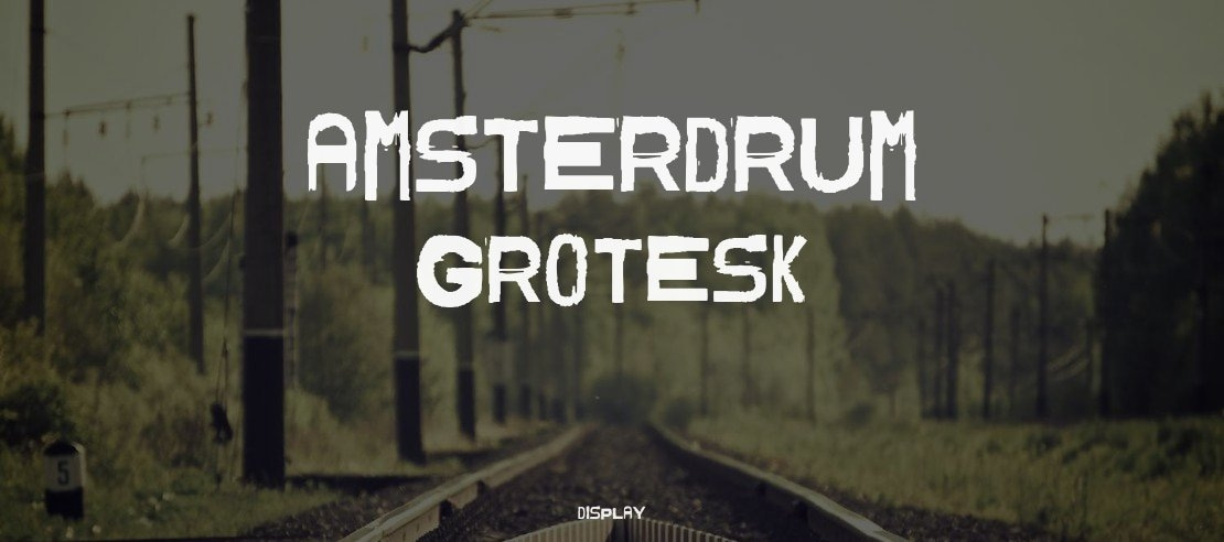 Amsterdrum Grotesk Font