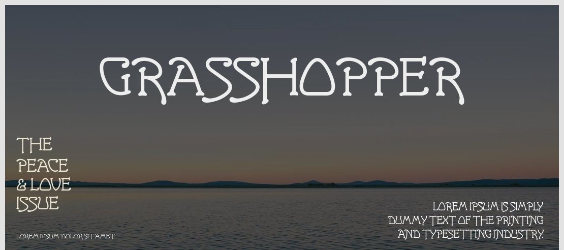 Grasshopper Font