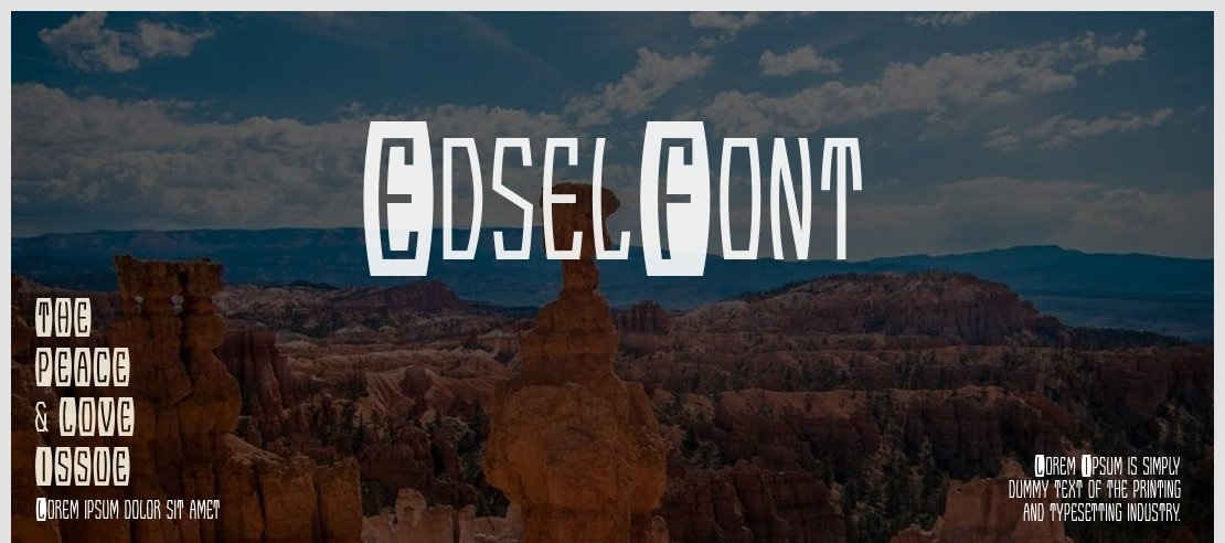 EdselFont Font