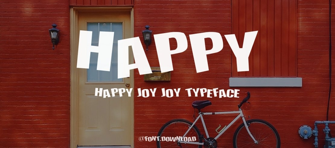 Happy Happy Joy Joy Font
